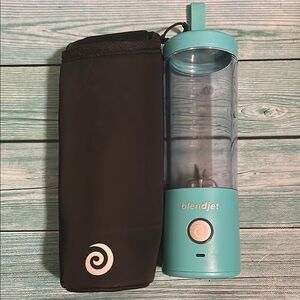 BlendJet Portable Blender in Teal with Black Case